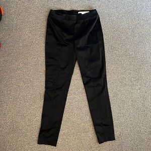 Veronica Beard Black Zip-Back Scuba Slim Pants - Size 2